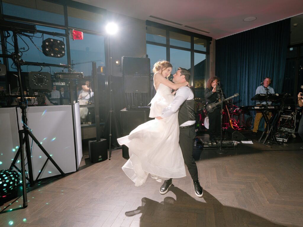 a couple of people that are on a dance floor