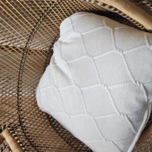 Cream Crochet Pillows