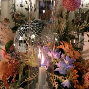 Short Crystal Taper Candle Holders