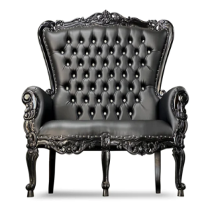 Black Throne Loveseat