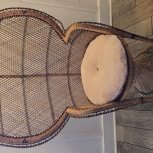 Round Mauve Pink Pillow