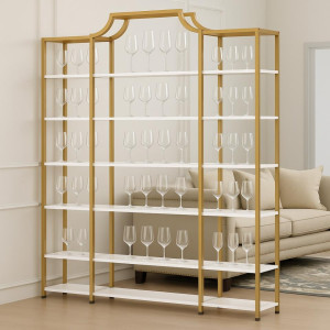 Large Gold Display Rack Etage