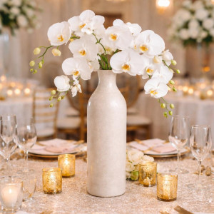 Sand Boho Tall Vase Centerpiece
