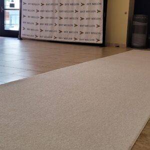 Ivory white carpet aisle runner rental for wedding ceremony in Pittsburgh PA, 4 feet wide available in 25 and 35 foot lengths, Event Rentals of Pittsburgh