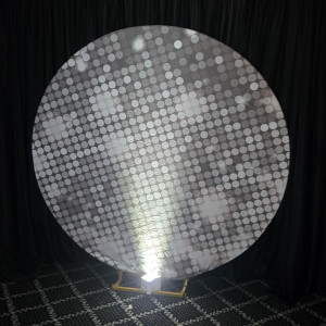 Disco Ball Spandex Backdrop Cover