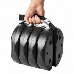 Tent Weights Round Black Set of 4